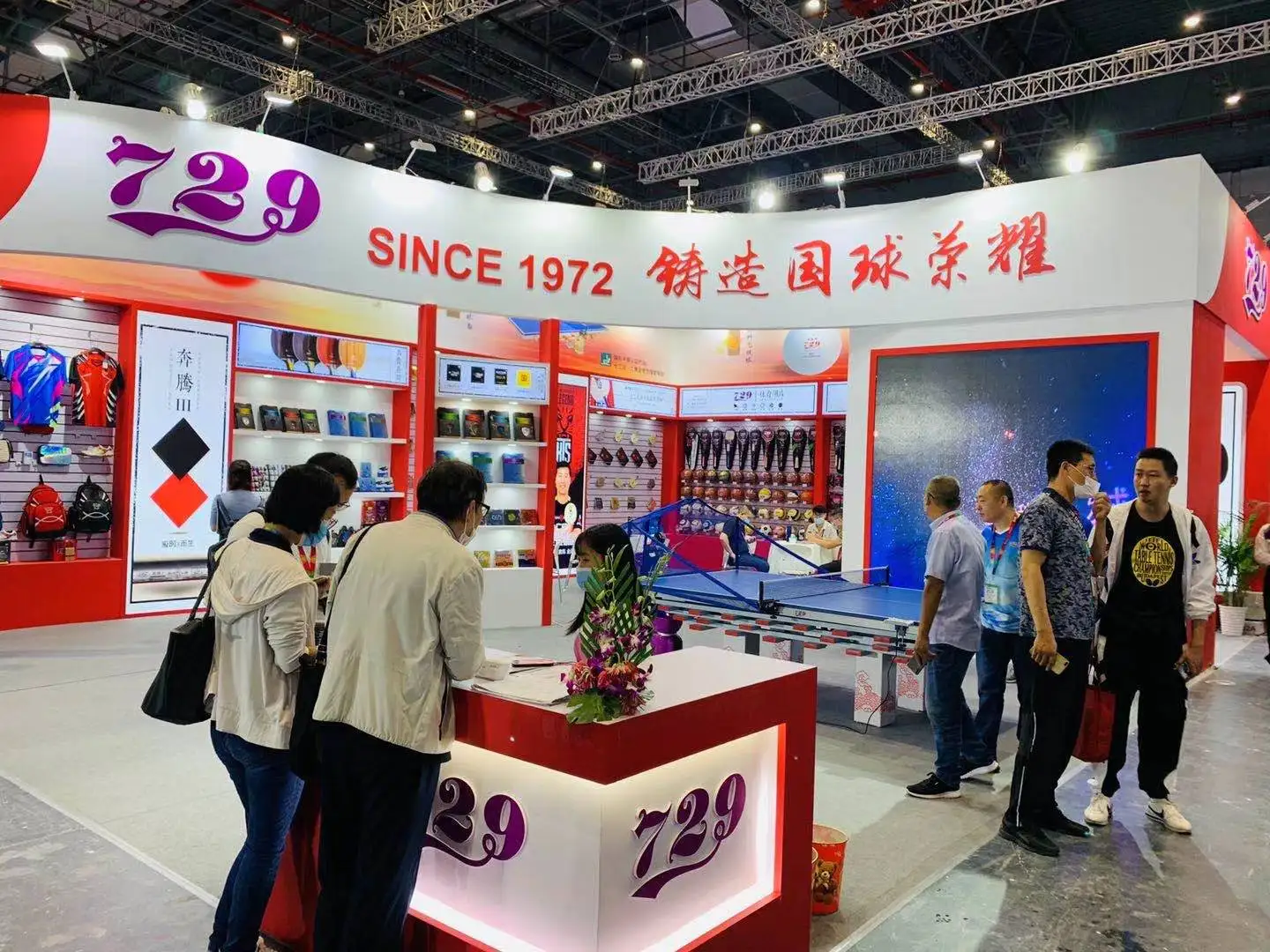 Custom Logo long 729 Friendship handle table tennis racket blade ping pong racket table tennis paddle racquet