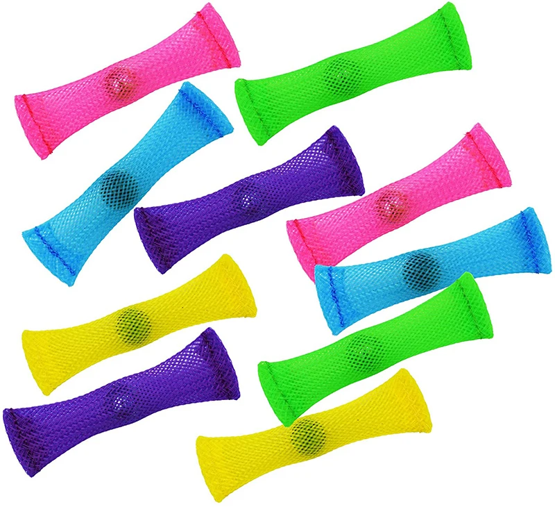 High quality increase attentions sensory finger rings soothing mesh and marble fidgets toy for adults, kids