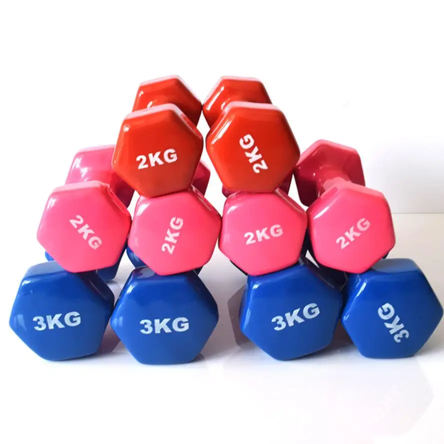 High quality Vinyl dumbbell for Gym Equipment Machine/Exercise Products For Seniors