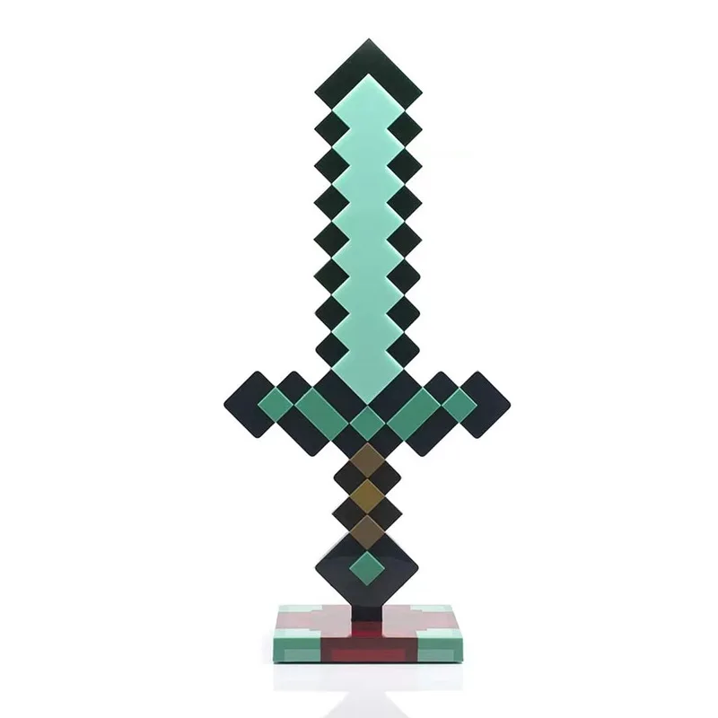 Minecraft LED desktop luminescent masonry sword night light torch torch ore lamp weapon sword box box
