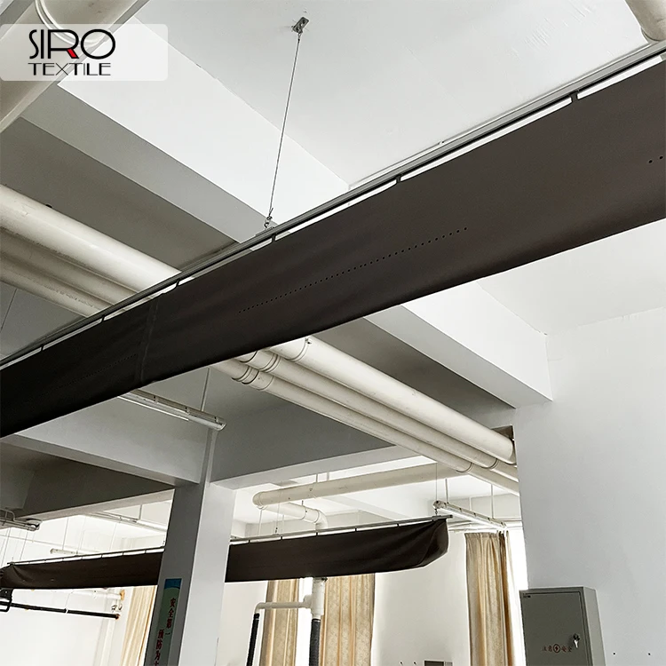 Easy installation textile ducts systems for air ventilation