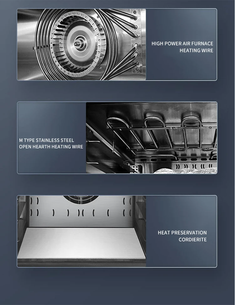 High Configuration Multifunction Household, Mini 12L Baking Pizza Maker Small Appliances Gifts Convection Toaster Electric Oven/