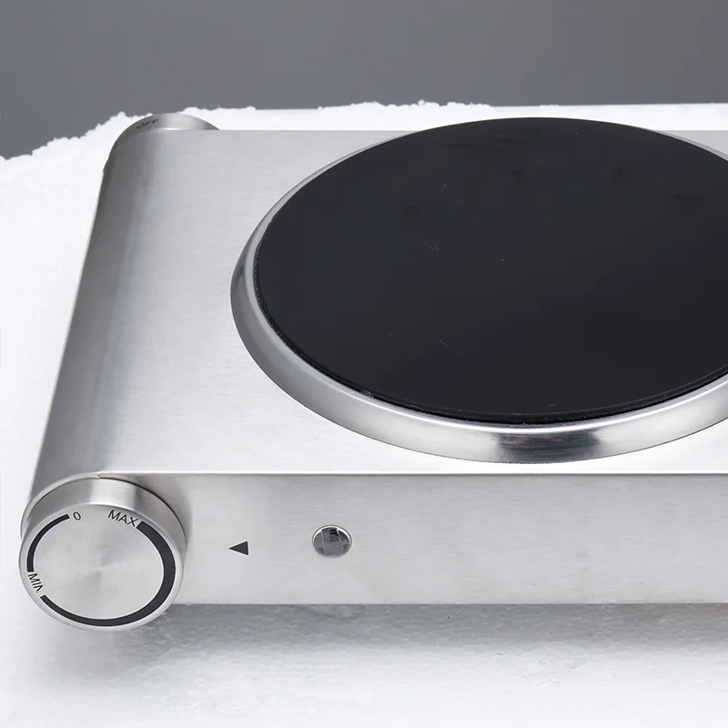 Best Quality Home Cooking 1200w Black Electric Portable 2 Burner Stove Without Gas Ceramic Cooktop Stove