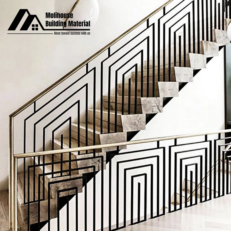 Modern Staircase Et Mains Courantes Wrought Iron Stairs Stainless Steel Balcony Staircase Design Railing Handrails Balustrades