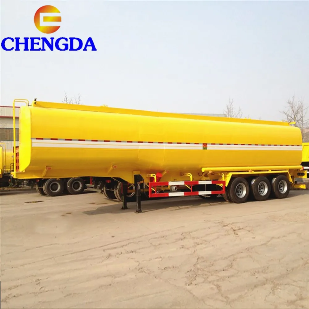 New 45000 50000 60000 Liters Fuel Tank Truck Semi-Trailer Petroleum Tank Semi Truck Trailers For Sale