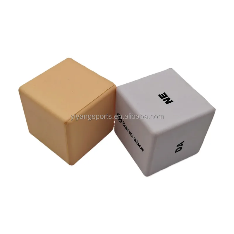 Kids Toys 2022 Squishies Custom Logo PU Foam Slow Rising Black Cube Square Ball Stress Relief Fidget Squishy Toys