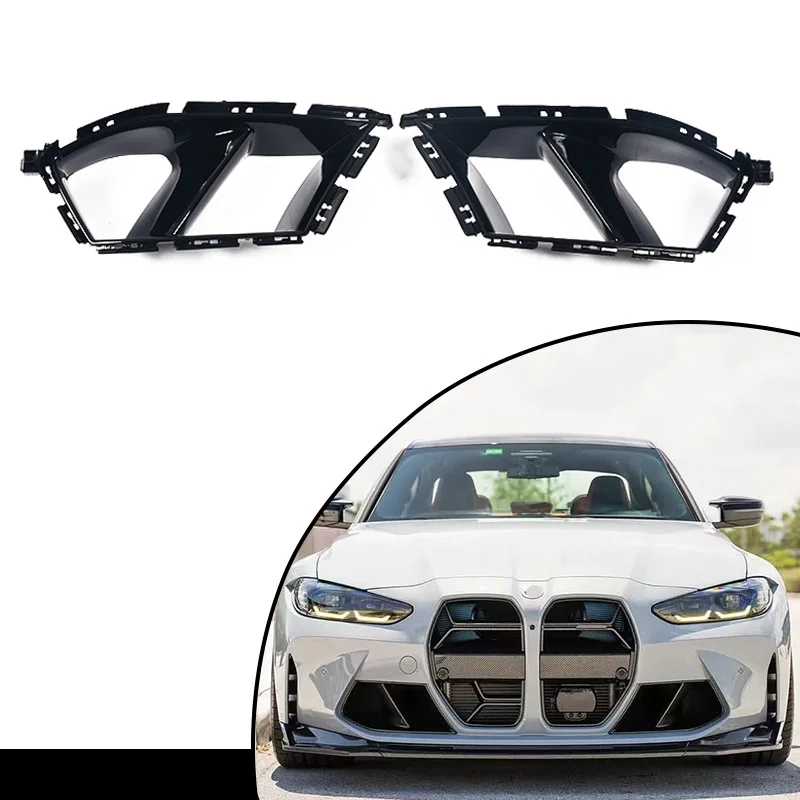 High quality body kit Front bumper accessories for Carbon Fiber Front Bupmer Vents for BMW G82 M4 G80 M3
