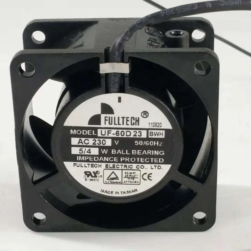 Fulltech UF-60D23 BWH Taiwan 6030 110/220V AC 60x60x30mm Metal 8.1CFM 10CFM 2400RPM 3000rpm Cabinet Axial Flow Cooling Fan