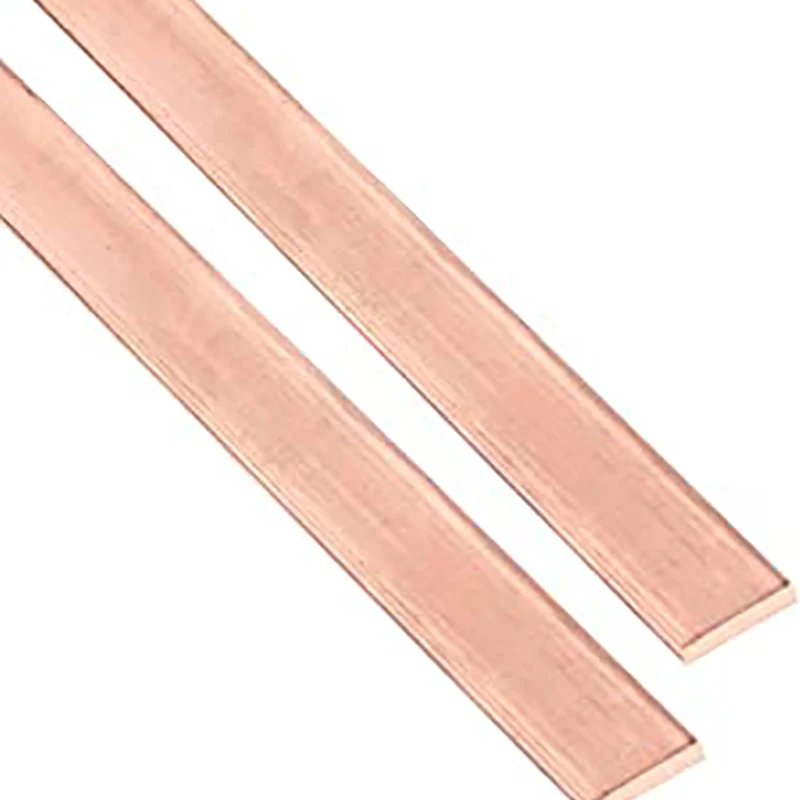 99.99% Pure and High Conductivity Copper Bar Flat Copper Busbar