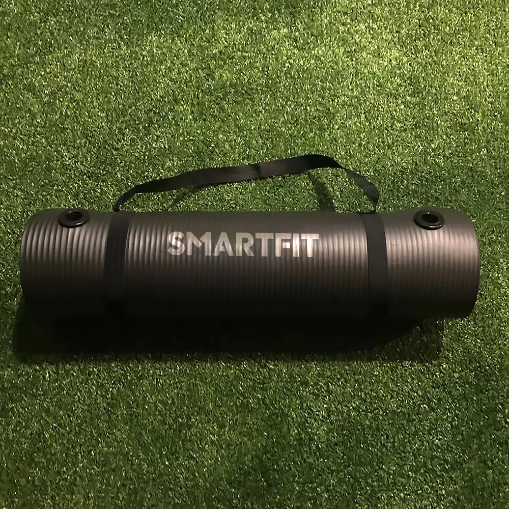 SMARTFIT Whole NBR Yoga Mat With Hanging Holes Anti-Tear Exercise Non-Slip Fitness Yoga Mat