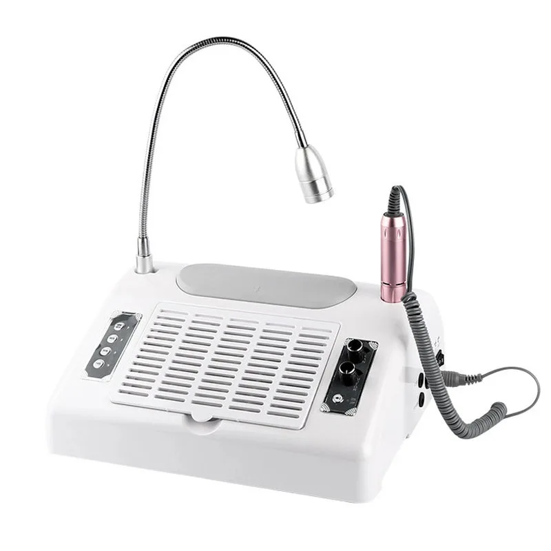 High-quality Large Nail Dust Collector UV Nail Lamp Professional 5 In 1 777  96W Vacuum Cleaner with Light For  Nail Salon