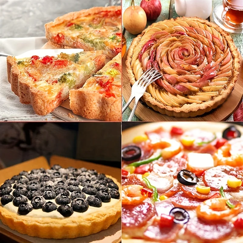 Pizza Pan Silicone Pie Pan Non-Stick Cake Mold Baking Tools Kitchen Gadgets Kitchen Accessories