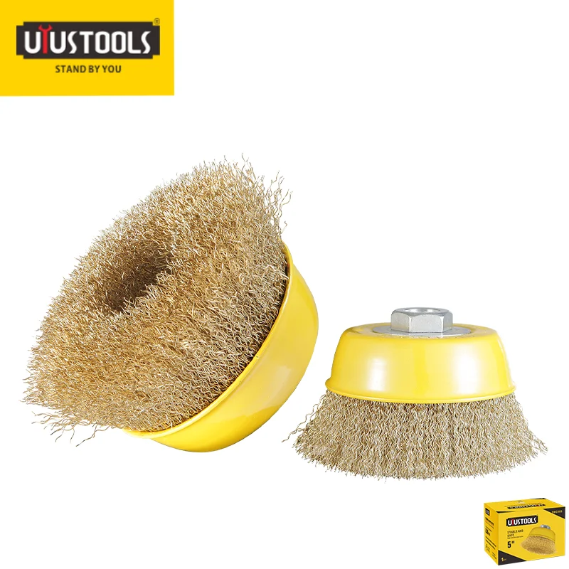 3 inch Crimpted Wire Cup Brush