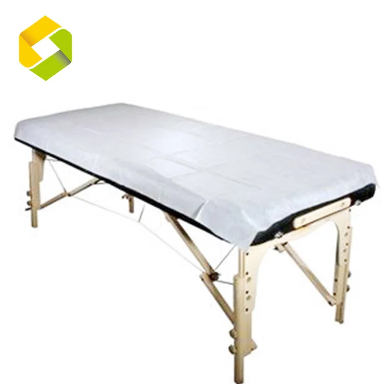 Wholesale SMS Soft Hospital Medical Bed Cover Non woven disposable bed sheet