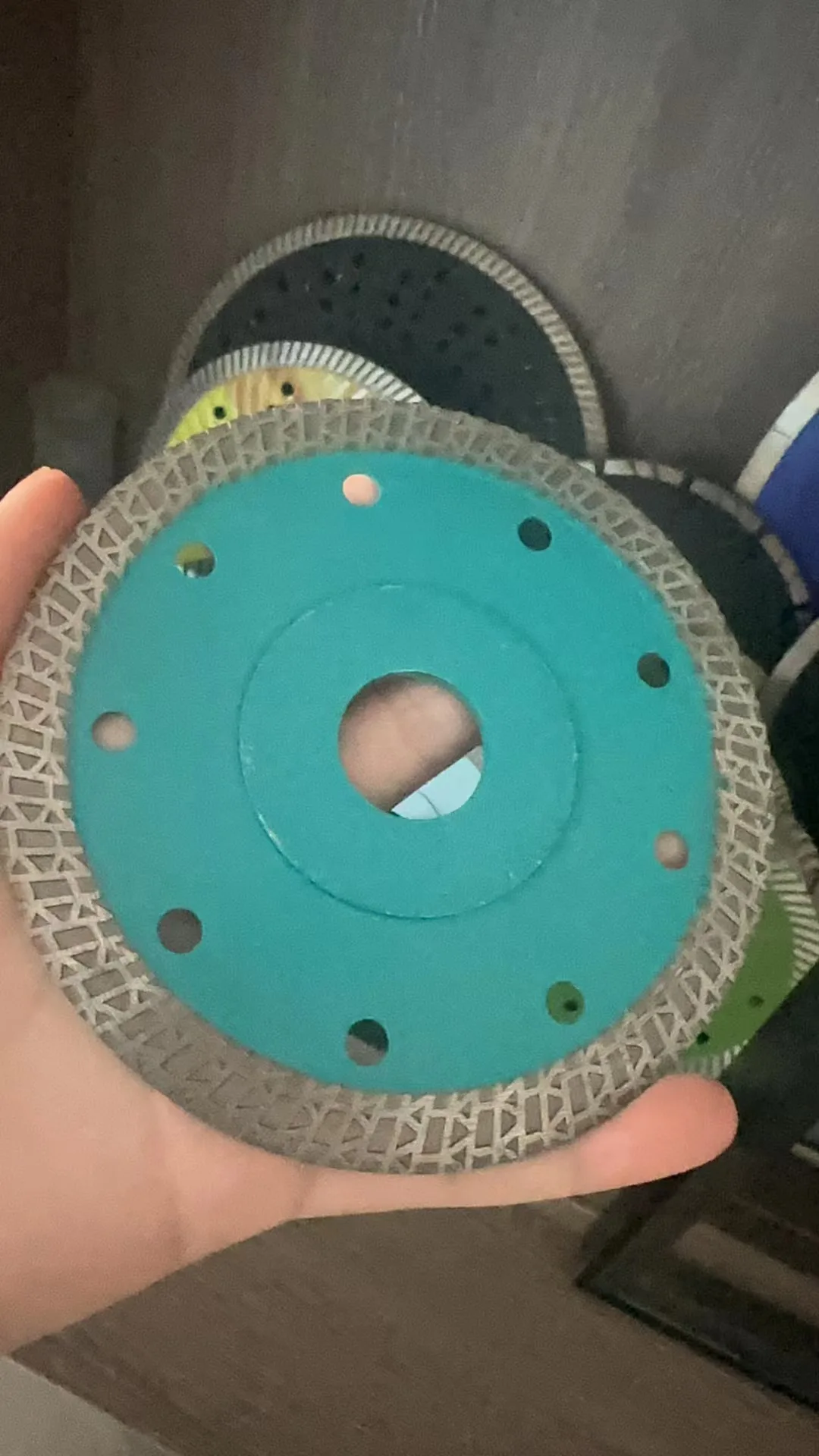 LITTLE ANT High Quality K-Mesh Turbo Continuous Rim Diamond Saw Blade for Ceramic Porcelain Tiles Cutter