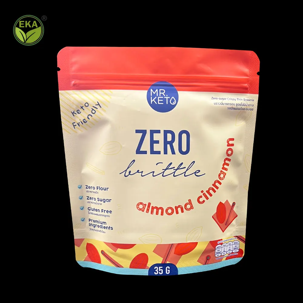 Wholesale Chips Packaging Bags Custom Logo Laminated Plastic Nuts Food Aluminium Foil Banana Chips Potatoes Chips Packing Bag