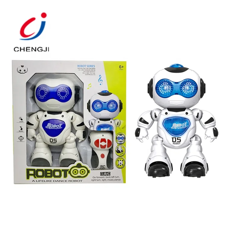 Kids Educational Interactive RC Robot Dance Toy, Electric Music Walking Smart Dance Robot