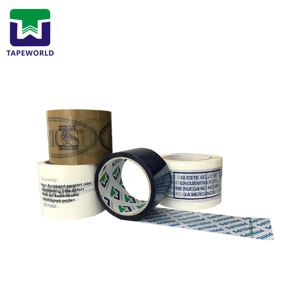 Factory Direct Sealing Tape 48mm 72mm Width 100m Length Branded Tape OPP packing tape