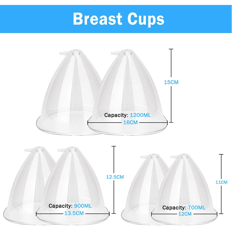 30pcs Suction Cup Vacuum Enhancement Butt Lifting Massage Therapy Breast Enlargement Machine