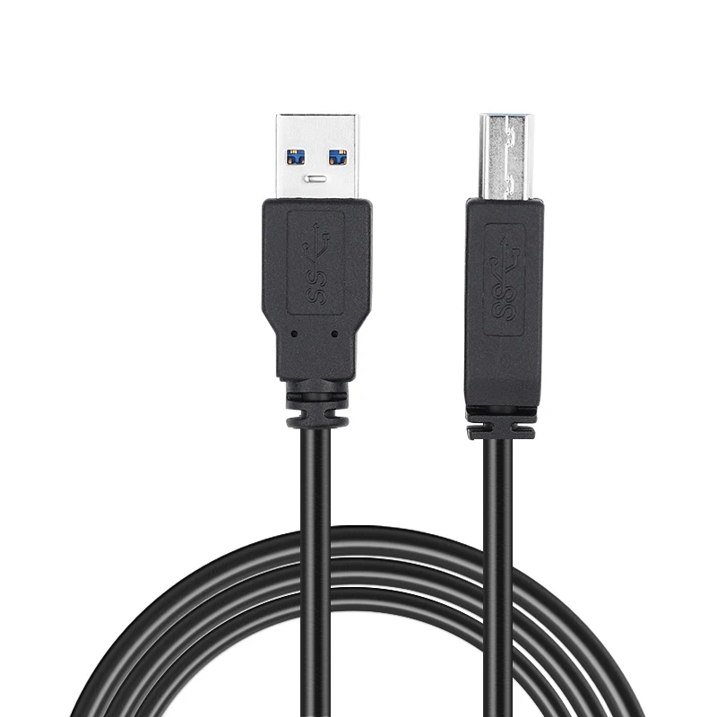 Customize USB Type A Male to B Male Printer Scanner Cord High Speed Compatible with HP Cable