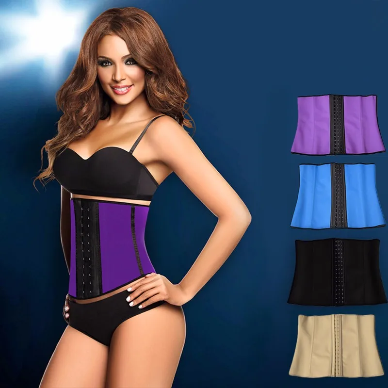 
Waist Cincher Slimming Belt Large Hooks Body Shape Wear 9 Steel Bones Waist Trainer 
