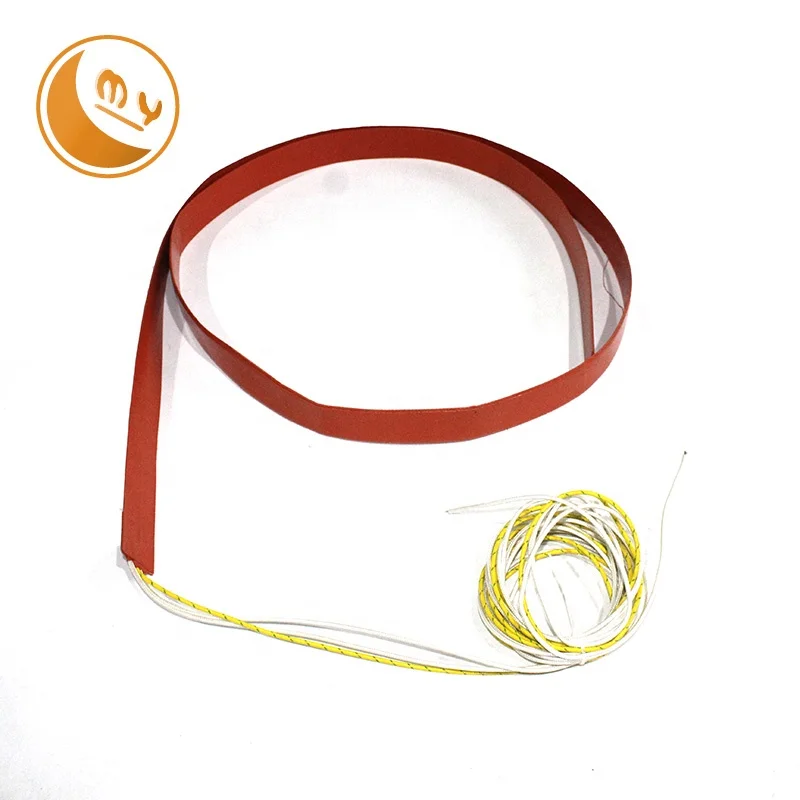 1x20 inch 100 watt Wire Wound High Temperature Resistance Silicone Rubber Heater