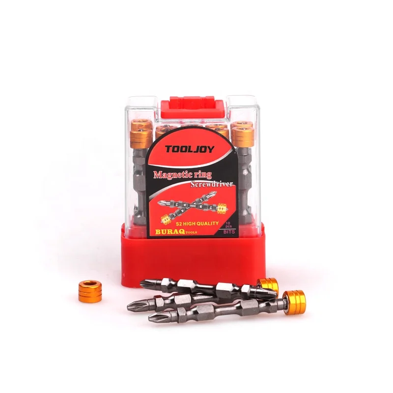 PH1-PH6Hexagonal double head screwdriver head with aluminum magnet wire with elastic stainless steel batch nozzle