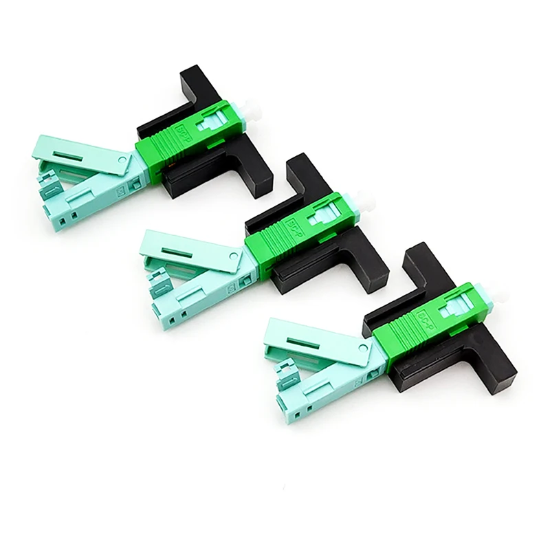 Fiber Optical Embedded Quick Assembly Fusion SC APC Fast Connector