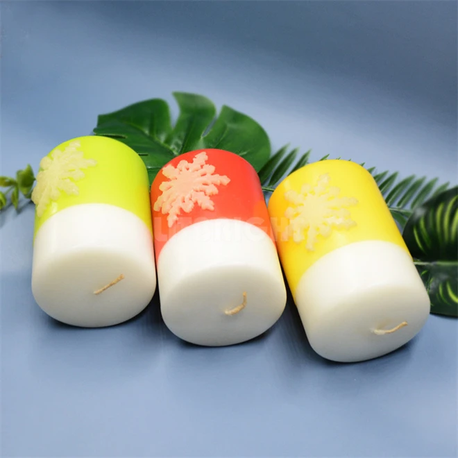 Table Centerpieces Solid Pillar Candle Weddings Decor Paraffin Wax Candle Slowing Burning Candle Factory China