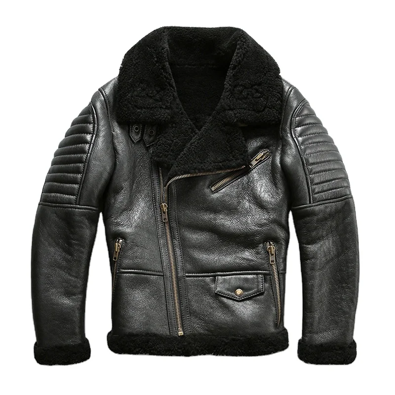 OEM Made to measure Aviator B3 Genuine fur shearling jacket