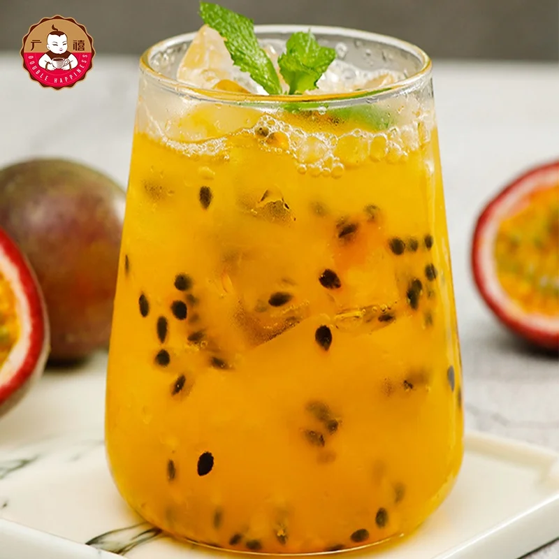 1.2kg Double Happiness Passion Fruit Puree Jam for Bubble Tea or Flavored Drinks