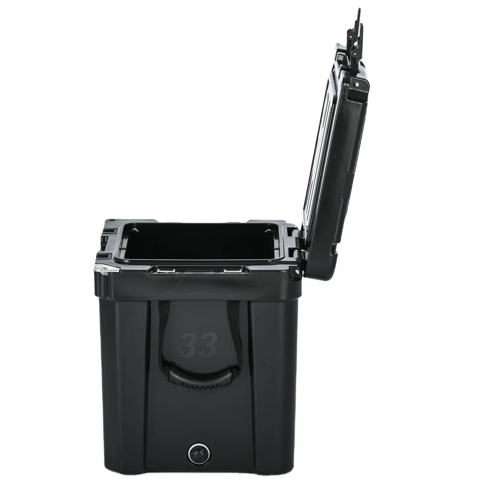 Waterproof Ice Chest Cooler 33QT Hard Cooler Beer Ice Cooler Box Custom Logo Hiking Fishing