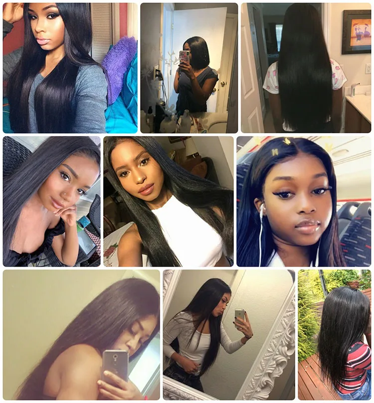 
Free Sample Hair Cheap Straight Human Peruvian Hair Extension 
