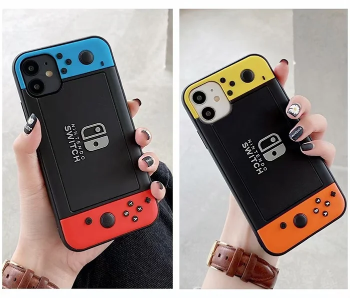 3D Retro Game Controllers Switch Console Phone Case For iPhone 14 13 12 11 Pro Max Cover Brand Sport Silicone Cover
