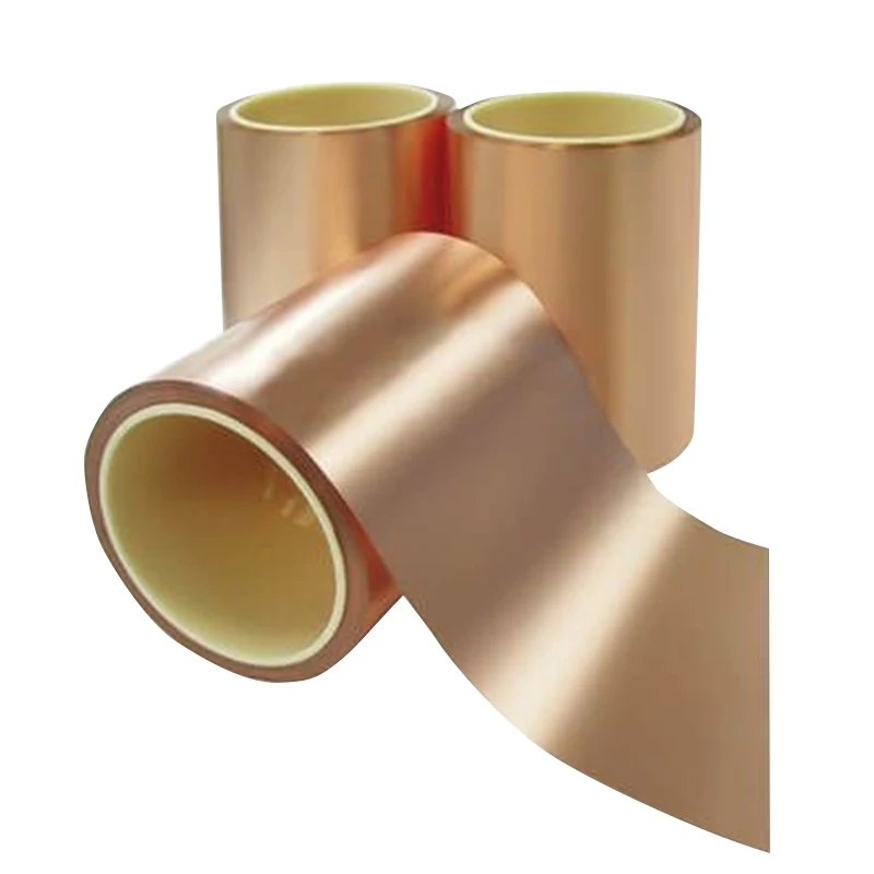 8/10/12 um Thickness Rolled Electrolytic Cu Copper Foil For Lithium Battery Materials