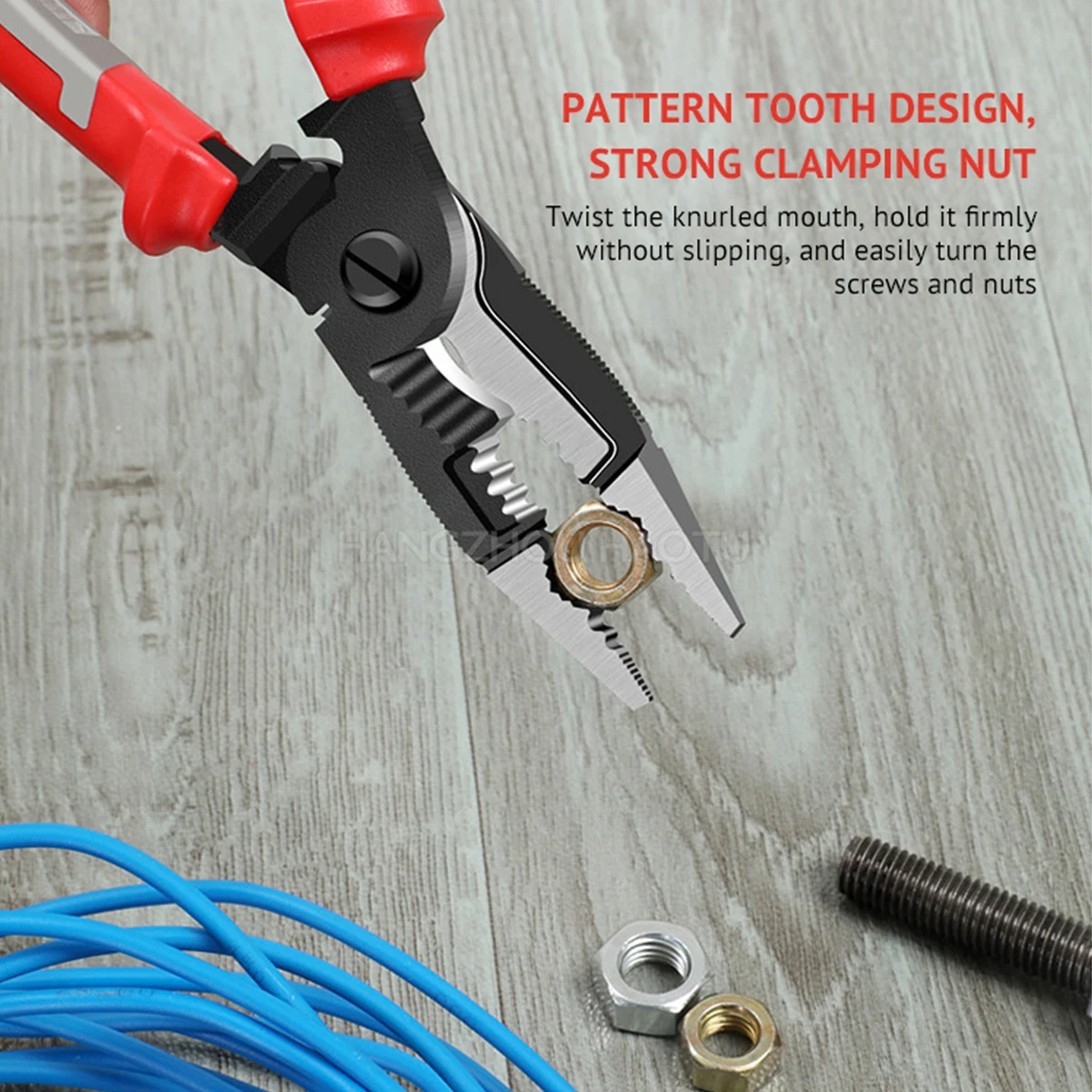 Six-In-One Multifunctional Electrical Pliers Special Wire Press Pliers Wire Stripping Magic Device