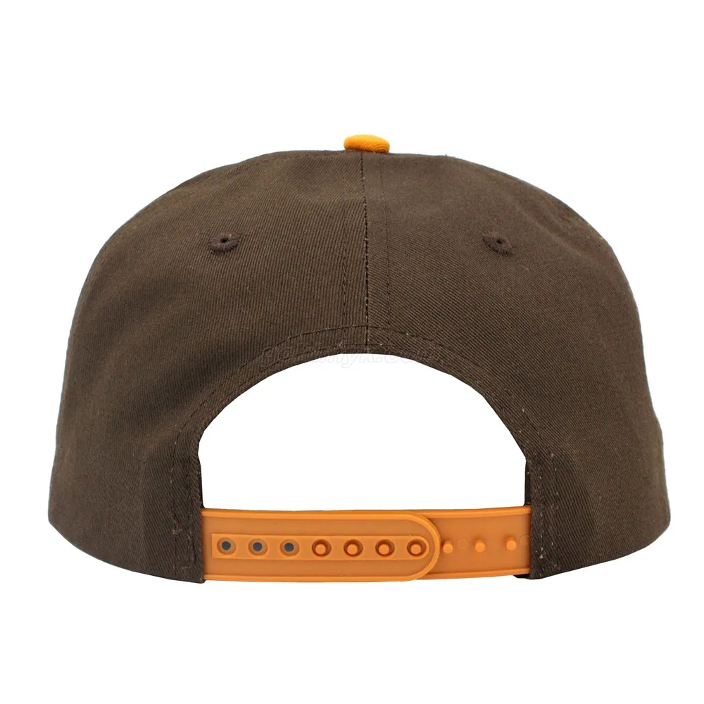 Cotton Fabric 3D Embroidery 6 Panel Snapback Hat Fashion Hip Hop Style Hat Support Customized Logo