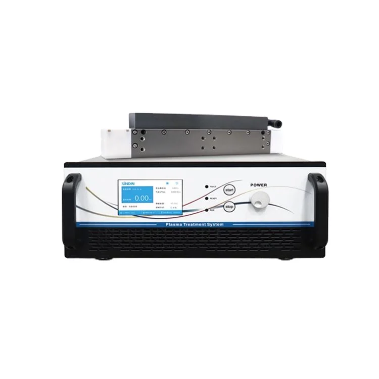 Hot Sale Medium Frequency Wide Width Plasma Cleaning Machine Glass Cover Plane