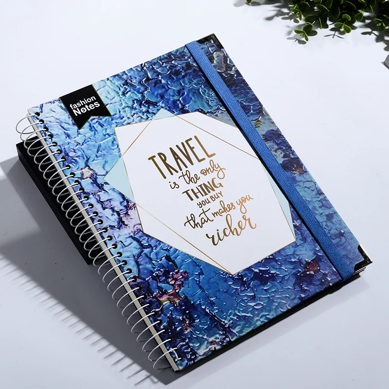 Cheap Hardcover A5 Paper Student Stationery Custom Spiral Kraft Blank Sketchbook Recyclable Gift School Drawing Notebooks