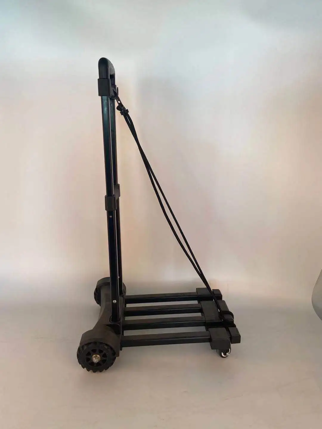 Folding Hand carts Truck Portable Dolly Compact Utility Move Luggage Cart with 50Kg Heavy Duty 4 Wheels Solid Construction