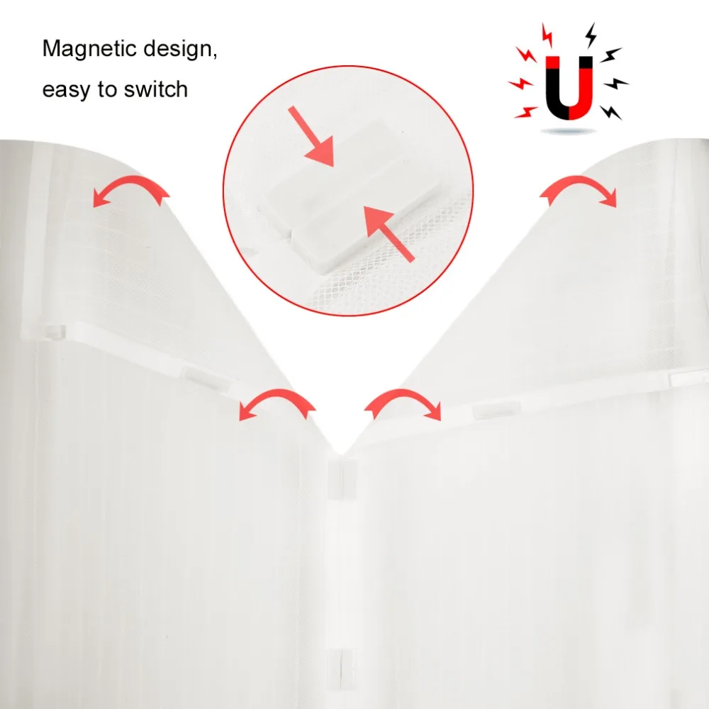 Hot sale high quality anti-mosquito door fly screen magnetic door curtain