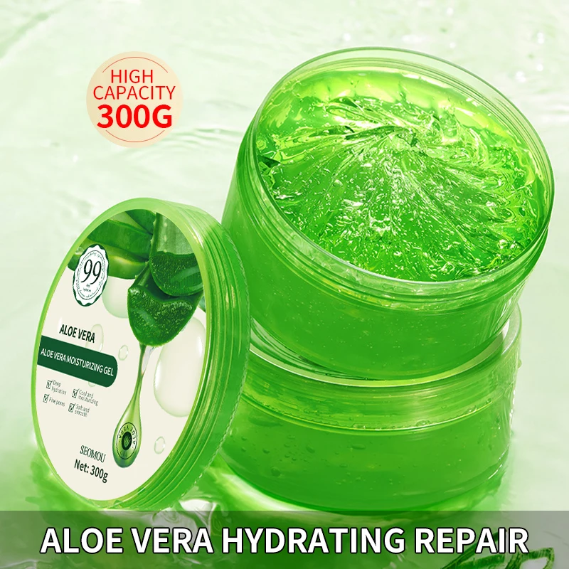SEOMOU Hot Selling Moisturizing Aleo Vera Gel Soothing Gel For Skin Lightening And Repairing After-Sun Skin