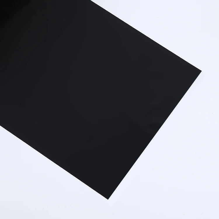 Manufacturer No Migration Black Color Pet 01Mm Black Polyester Bopet Sheet Film