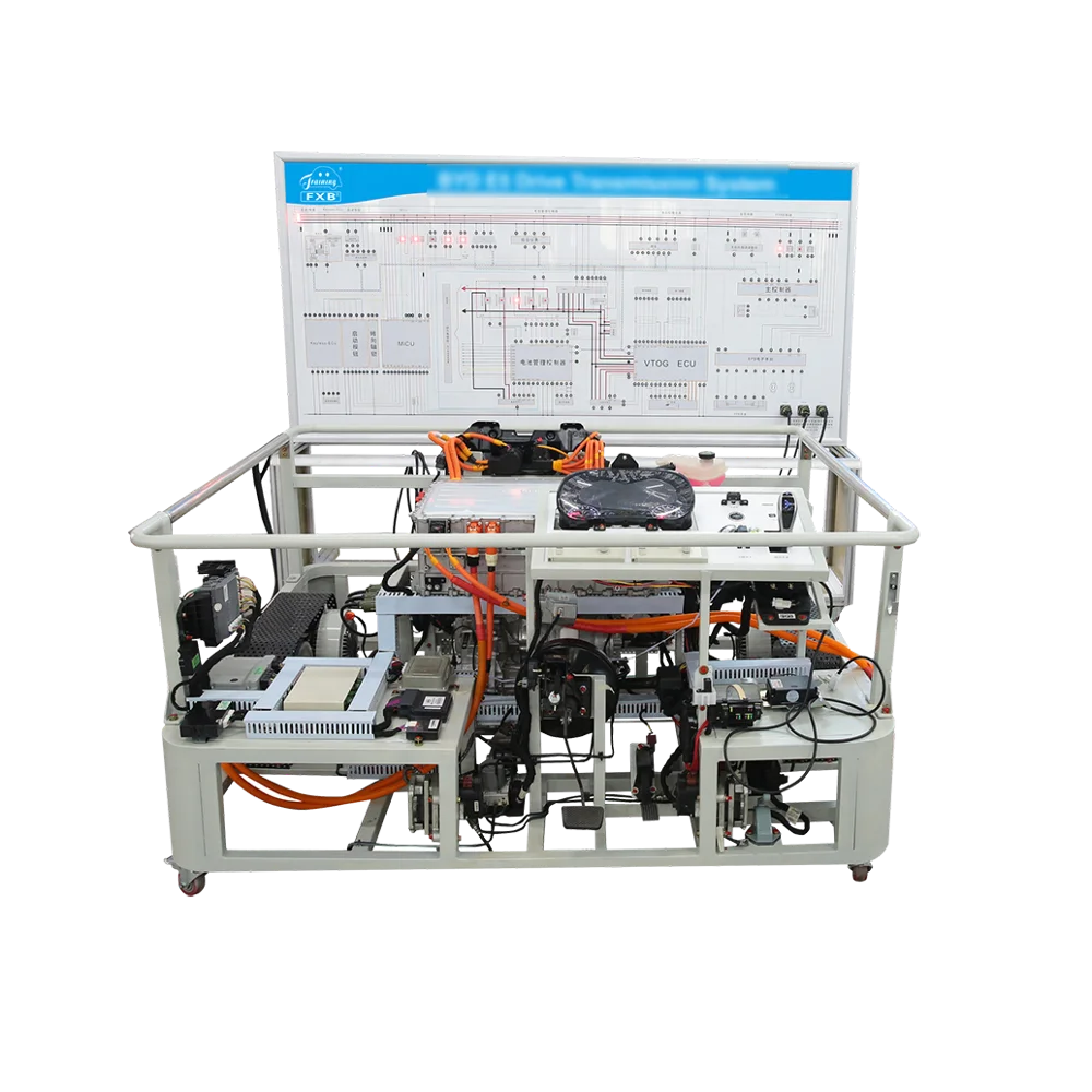 Силовая система передачи BYD e5 (высоковольтный Электрический блок управления + приводной двигатель + коробка передач), тренировочный стенд
