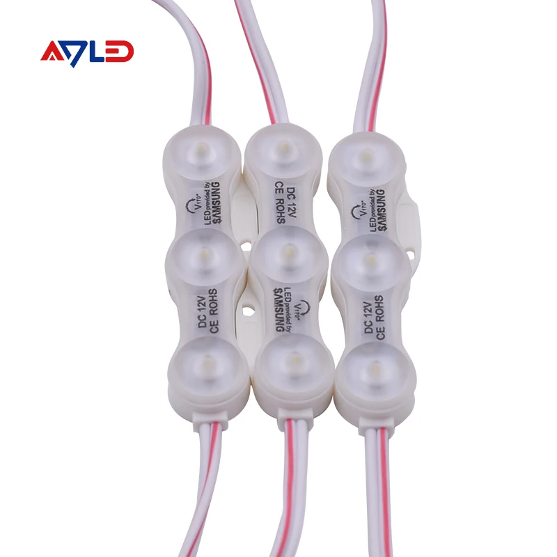 Теплый белый DC12v 3-Светодиодный модуль 1 5 Вт наружный 2835 знак световой короб инжекторные светодиодные модули с 5-летней гарантией