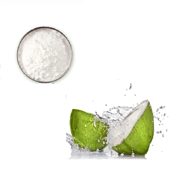 Чистый натуральный мелкий сухой молочный белый кокосовый порошок для средств гидратации после тренировки с бесплатными