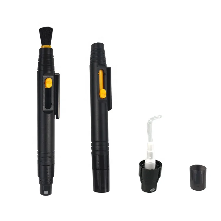2 in 1 Telescopic Portable Camera Cleaning Lens Pen With Brush And Spray Head