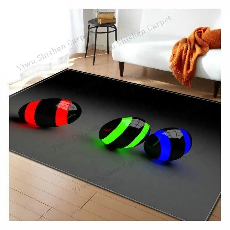 Bedroom Kids Room mat 3d Flannel Floor Carpet Rug