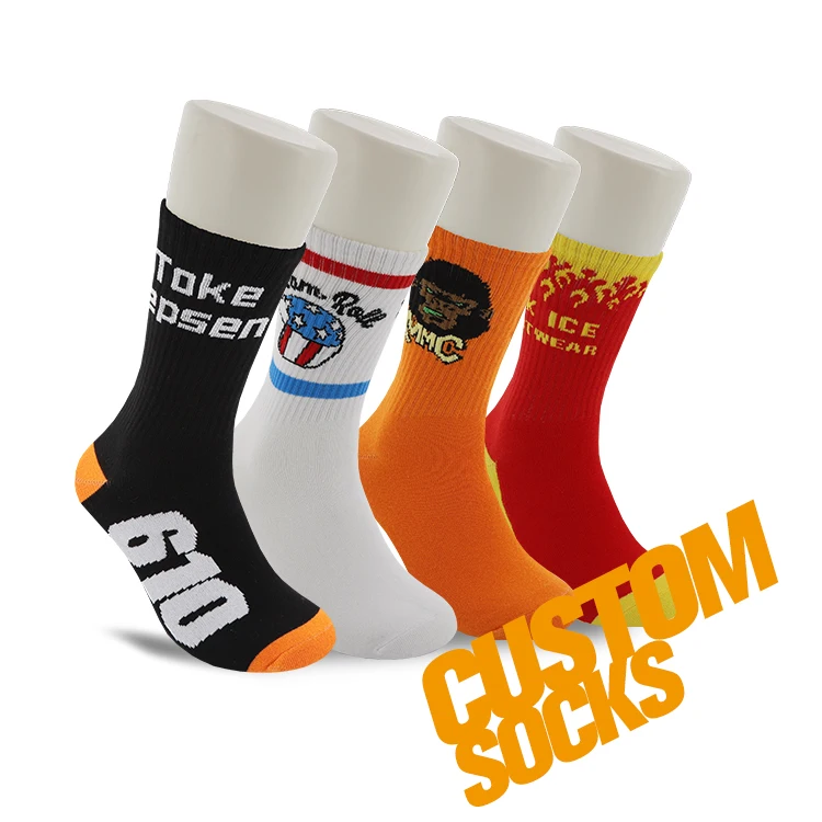DESIGN YOUR OWN CUSTOM LOGO SOCKS