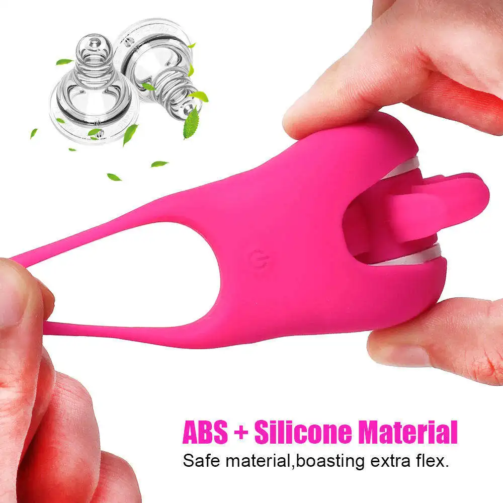 Rotation Oral Vagina Clitoris Stimulator G-spot Massager Tongue Licking Adult Products 10 Speeds Vibrators Penis Ring Cock Ring